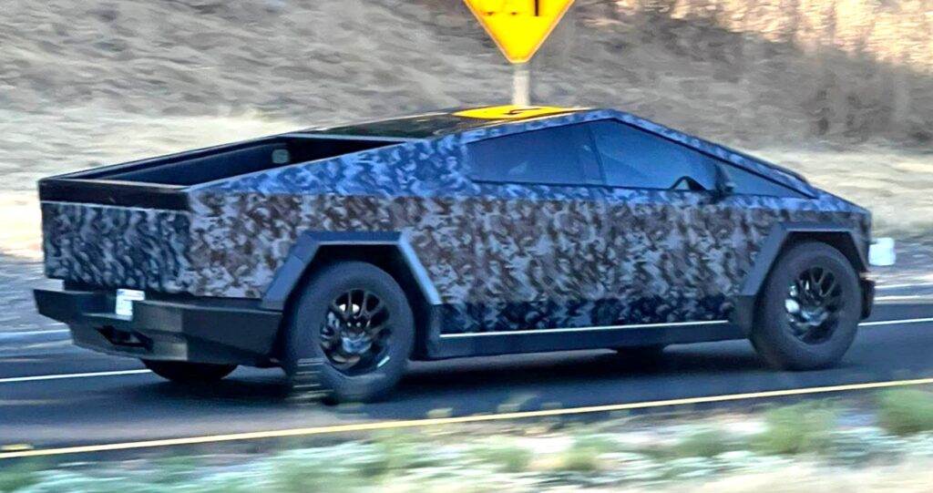 Dark Camo Wrap Could Be Perfect For The Tesla Cybertruck - Auto Recent